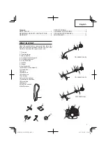 Предварительный просмотр 3 страницы Hitachi CG 22EAP2 (SL) Safety Instructions And Instruction Manual