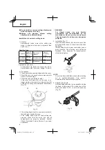 Предварительный просмотр 10 страницы Hitachi CG 22EAP2 (SL) Safety Instructions And Instruction Manual