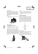 Предварительный просмотр 15 страницы Hitachi CG 22EAP2 (SL) Safety Instructions And Instruction Manual