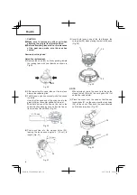 Предварительный просмотр 16 страницы Hitachi CG 22EAP2 (SL) Safety Instructions And Instruction Manual