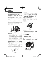 Предварительный просмотр 26 страницы Hitachi CG 22EAP2 (SL) Safety Instructions And Instruction Manual