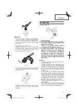 Предварительный просмотр 29 страницы Hitachi CG 22EAP2 (SL) Safety Instructions And Instruction Manual