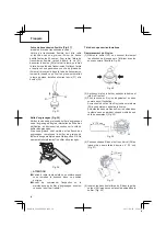 Предварительный просмотр 34 страницы Hitachi CG 22EAP2 (SL) Safety Instructions And Instruction Manual