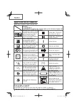 Предварительный просмотр 38 страницы Hitachi CG 22EAP2 (SL) Safety Instructions And Instruction Manual