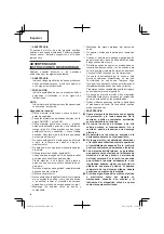 Предварительный просмотр 40 страницы Hitachi CG 22EAP2 (SL) Safety Instructions And Instruction Manual