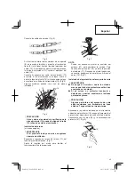 Предварительный просмотр 45 страницы Hitachi CG 22EAP2 (SL) Safety Instructions And Instruction Manual