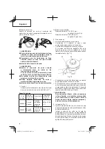 Предварительный просмотр 46 страницы Hitachi CG 22EAP2 (SL) Safety Instructions And Instruction Manual