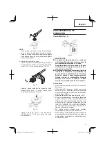 Предварительный просмотр 47 страницы Hitachi CG 22EAP2 (SL) Safety Instructions And Instruction Manual