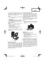 Предварительный просмотр 51 страницы Hitachi CG 22EAP2 (SL) Safety Instructions And Instruction Manual