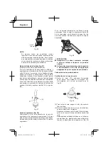 Предварительный просмотр 52 страницы Hitachi CG 22EAP2 (SL) Safety Instructions And Instruction Manual