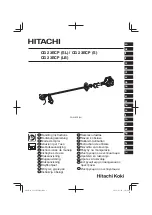 Hitachi CG 23ECP (LB) Handling Instructions Manual preview