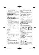 Preview for 10 page of Hitachi CG 23ECP (LB) Handling Instructions Manual