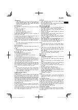 Preview for 13 page of Hitachi CG 23ECP (LB) Handling Instructions Manual