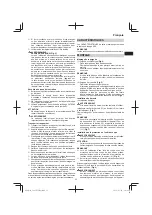 Предварительный просмотр 33 страницы Hitachi CG 23ECP (LB) Handling Instructions Manual