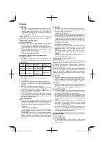 Предварительный просмотр 34 страницы Hitachi CG 23ECP (LB) Handling Instructions Manual