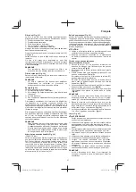 Предварительный просмотр 37 страницы Hitachi CG 23ECP (LB) Handling Instructions Manual