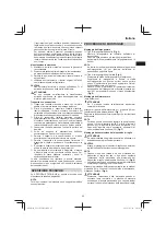 Предварительный просмотр 45 страницы Hitachi CG 23ECP (LB) Handling Instructions Manual