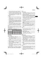 Предварительный просмотр 47 страницы Hitachi CG 23ECP (LB) Handling Instructions Manual