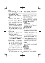 Предварительный просмотр 48 страницы Hitachi CG 23ECP (LB) Handling Instructions Manual