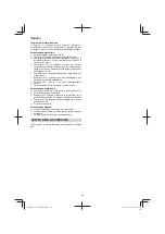 Предварительный просмотр 50 страницы Hitachi CG 23ECP (LB) Handling Instructions Manual