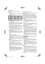 Предварительный просмотр 58 страницы Hitachi CG 23ECP (LB) Handling Instructions Manual