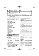 Предварительный просмотр 66 страницы Hitachi CG 23ECP (LB) Handling Instructions Manual