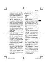 Предварительный просмотр 67 страницы Hitachi CG 23ECP (LB) Handling Instructions Manual