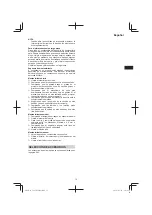 Предварительный просмотр 73 страницы Hitachi CG 23ECP (LB) Handling Instructions Manual