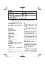 Предварительный просмотр 78 страницы Hitachi CG 23ECP (LB) Handling Instructions Manual