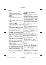 Предварительный просмотр 94 страницы Hitachi CG 23ECP (LB) Handling Instructions Manual