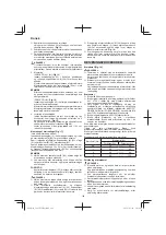 Предварительный просмотр 104 страницы Hitachi CG 23ECP (LB) Handling Instructions Manual