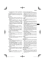 Предварительный просмотр 105 страницы Hitachi CG 23ECP (LB) Handling Instructions Manual