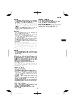 Предварительный просмотр 107 страницы Hitachi CG 23ECP (LB) Handling Instructions Manual