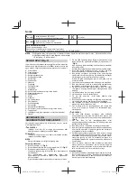 Предварительный просмотр 112 страницы Hitachi CG 23ECP (LB) Handling Instructions Manual