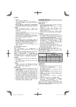 Предварительный просмотр 126 страницы Hitachi CG 23ECP (LB) Handling Instructions Manual