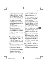 Предварительный просмотр 127 страницы Hitachi CG 23ECP (LB) Handling Instructions Manual