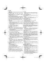 Предварительный просмотр 128 страницы Hitachi CG 23ECP (LB) Handling Instructions Manual