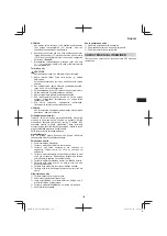 Предварительный просмотр 129 страницы Hitachi CG 23ECP (LB) Handling Instructions Manual