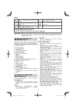 Предварительный просмотр 146 страницы Hitachi CG 23ECP (LB) Handling Instructions Manual