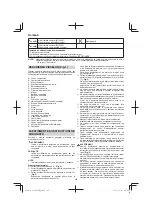 Предварительный просмотр 192 страницы Hitachi CG 23ECP (LB) Handling Instructions Manual