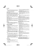 Предварительный просмотр 198 страницы Hitachi CG 23ECP (LB) Handling Instructions Manual