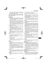 Предварительный просмотр 207 страницы Hitachi CG 23ECP (LB) Handling Instructions Manual