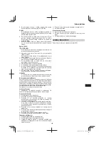 Предварительный просмотр 209 страницы Hitachi CG 23ECP (LB) Handling Instructions Manual