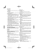 Предварительный просмотр 216 страницы Hitachi CG 23ECP (LB) Handling Instructions Manual