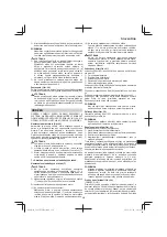 Предварительный просмотр 219 страницы Hitachi CG 23ECP (LB) Handling Instructions Manual