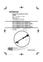 Preview for 1 page of Hitachi CG 24EBD Series Handling Instructions Manual