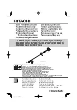 Preview for 1 page of Hitachi CG 24EBDP SL Handling Instructions Manual