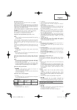 Preview for 11 page of Hitachi CG 24EBDP SL Handling Instructions Manual