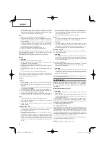 Preview for 12 page of Hitachi CG 24EBDP SL Handling Instructions Manual