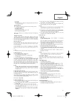 Preview for 13 page of Hitachi CG 24EBDP SL Handling Instructions Manual